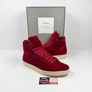 Size 12 - Tom Ford Red Velvet High Top